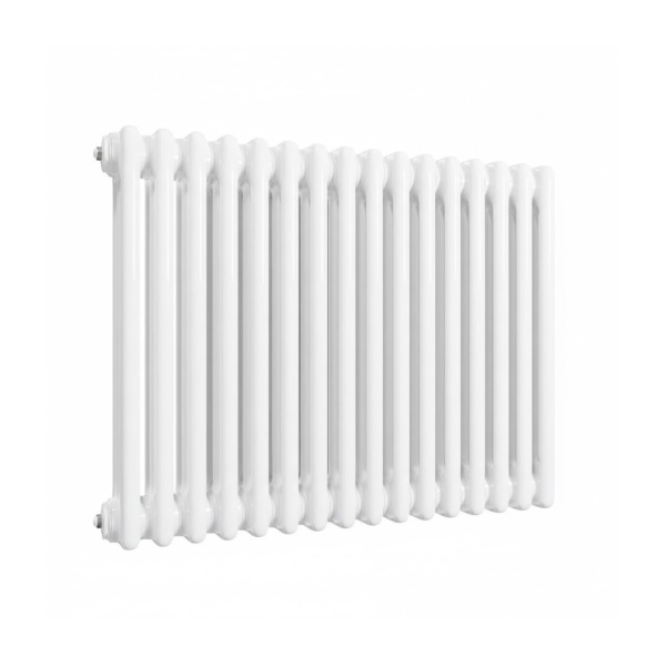Радиатор трубчатый Kermi 3057, 6 секций, высота 570 мм, длина 270 мм, боковое подключение № 12, 3/4", RAL 9016 (белый)