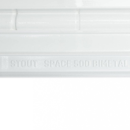 Биметаллический радиатор (4 секции) - Stout Space 500