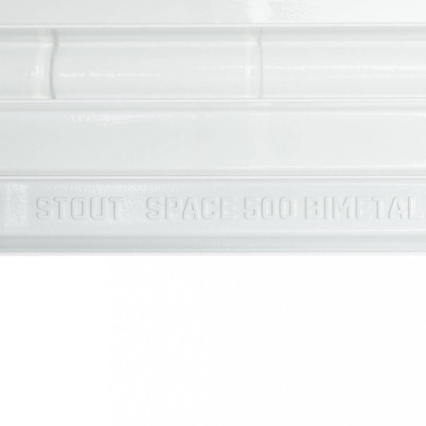 Биметаллический радиатор (4 секции) - Stout Space 500
