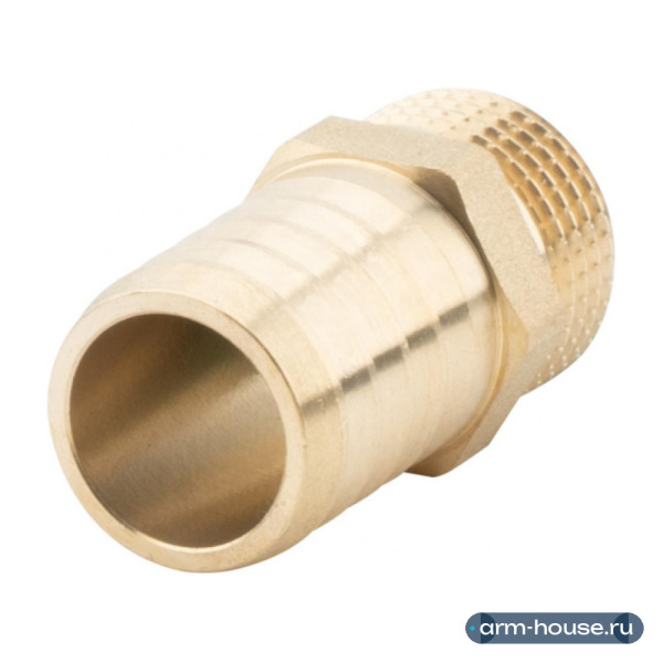 Штуцер 1/2" x 20мм НР, латунный Alato