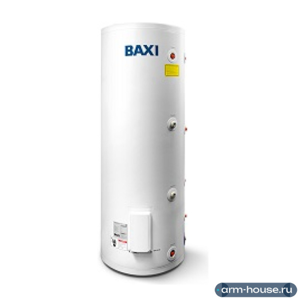 Водонагреватель косвенного нагрева Baxi UBC 100, напольный, объем 100 л, эмалированная сталь, белый