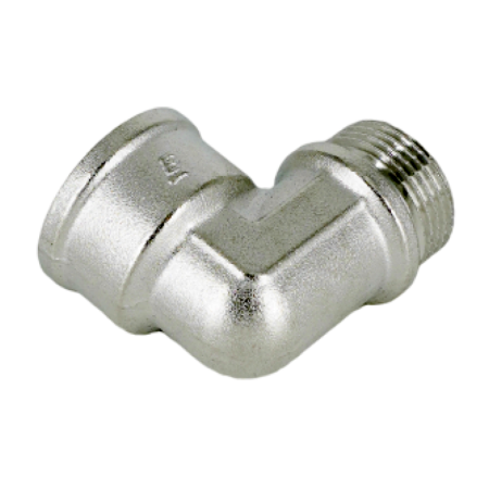 Угольник 90° НВ ELSEN, 3/4", TIN латунь