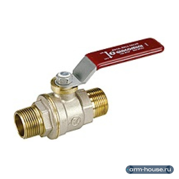Кран Giacomini шаровой полнопроходной DADO 1/2" Н-Н компактная модель, с рычажной рукояткой, хромированный