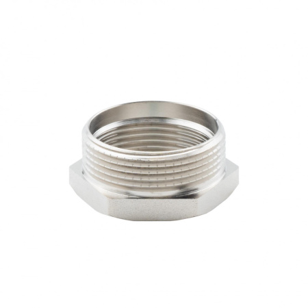 Футорка 1 1/2" х 1 1/4" НР-ВР, никелированная Alato