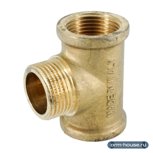 Тройник равнопроходной ВНВ ELSEN Metalit, 1", латунь