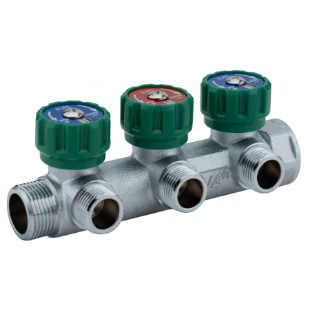 Регулирующий коллектор Alato 3/4" x 1/2", 3 выхода