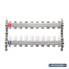 Коллектор Alato 1" x 3/4" x 10-вых для радиаторного отопления (нерж. сталь) 0302-0010