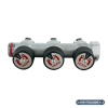 Коллектор распределительный Rehau RAUTITAN G 3/4"х3/4" EK, 3 отвода, с регулировкой