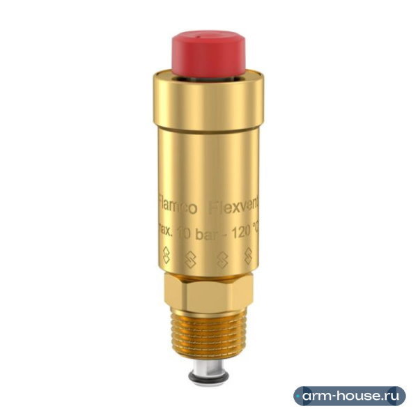 Воздухоотводчик автоматический Flamco Flexvent 1/2" с автозапором, 10 бар