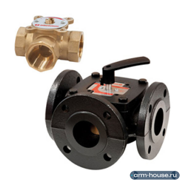 Клапан смесительный поворотный Giacomini R297, DN 100