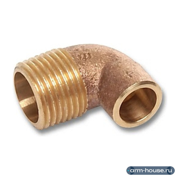 Переход угловой SANHA 4092g, 42x1 1/2", бронза, НР