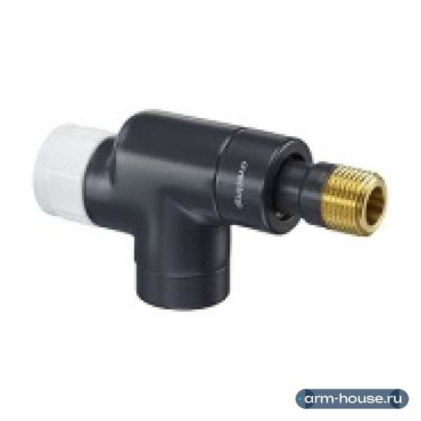 Вентиль термостатический осевой Oventrop Серия E, 1/2" (DN 15) M30x1,5, латунь, цвет антрацит