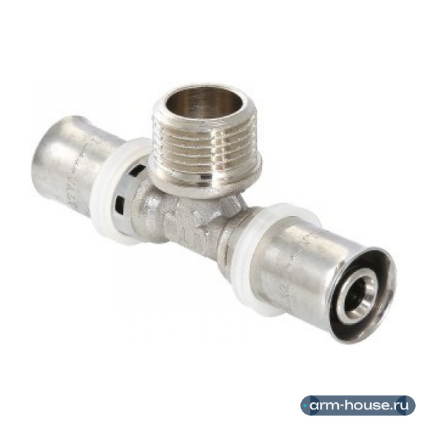 Пресс-фитинг Тройник VALTEC 16х1/2"х16 с наружной резьбой (арт. VTm.233.N.160416)