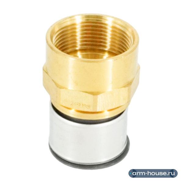 Соединение прессовое Oventrop Cofit P, 40 x 3,5 x 1 1/4", латунь, ВР