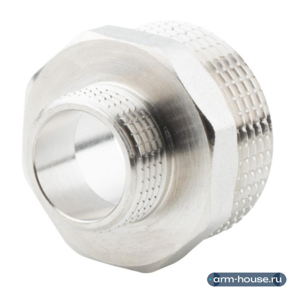 Ниппель переходной 1 1/4" х 3/4" , НР-НР, никелированный Alato