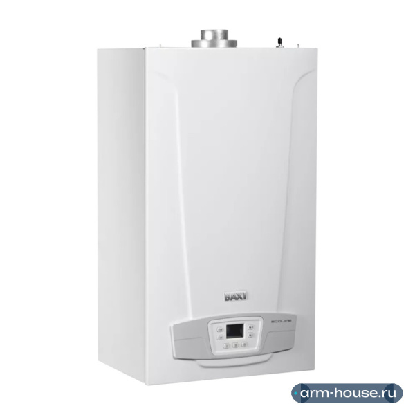 Котёл газовый настенный Baxi ECO Life 1.14F, мощность 14 кВт, одноконтурный, закрытая камера сгорания, арт. 22021510000127