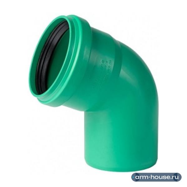 Отвод Ostendorf KG2000B, 67°, 125, 125, PP-MD (полипропилен)