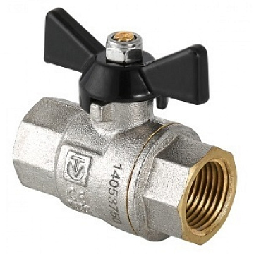 Кран шаровой Valtec Perfect 3/4" ВР/ВР ручка-бабочка (арт. VT.317.N.05)