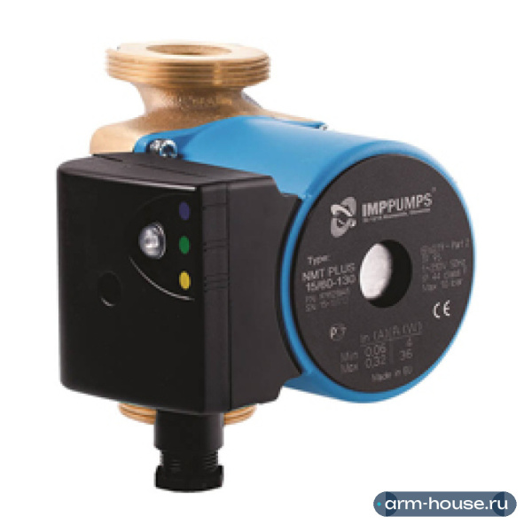 Насос циркуляционный IMP Pumps NMT SAN PLUS 25/80-130 энергоэффективный, с мокрым ротором