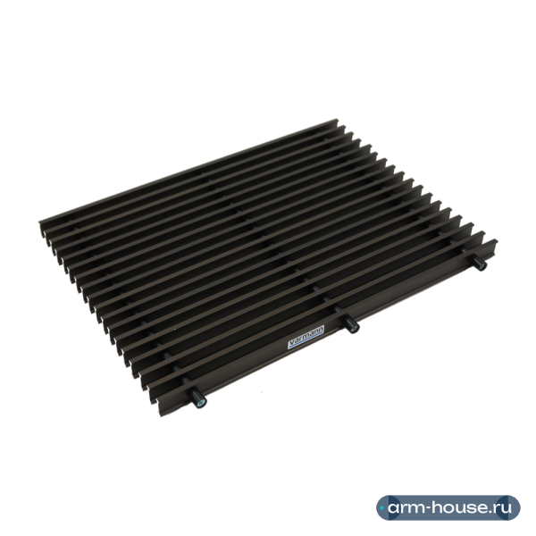 Решетка декоративная роликовая Varmann VRO 360.270 RR C34, 360х270 мм, цвет тёмная бронза, двутавровый профиль