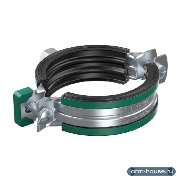 Хомут Walraven BIS KSB2, оцинкованный, M8/10, 31-35 мм, с EPDM