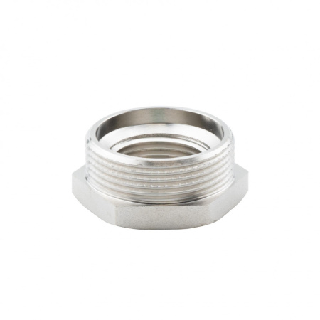 Футорка 1 1/2" х 1" НР-ВР, никелированная Alato