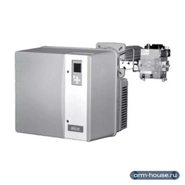 Горелка газовая Elco VECTRON G 5 DUO PLUS VG 5.950 DP R, мощность 170-950 кВт, двухступенчатая, газовая рампа d311-3/4"-Rp1", пламенная голова KN