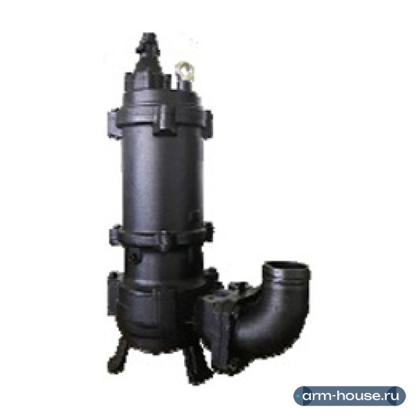 Насос CNP 80WQ40-22-5.5ACW(I)+TOS-80 погружной для отвода канализационных сточных вод, с режущим механизмом, с АТМ, 5,5 кВт