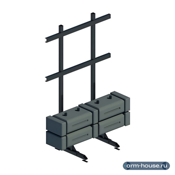 Каскадная установка MSYSTEMS, 2 выхода, 1"1/2"