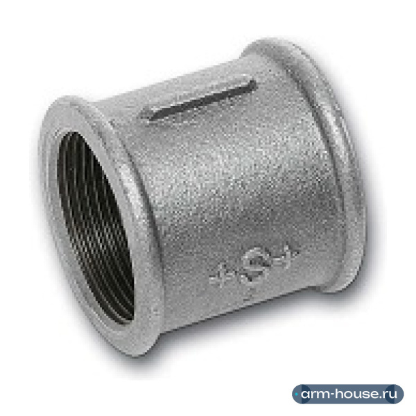Муфта SANHA, 1 1/2", чугун оцинкованный, 270#, арт. 9270112V#