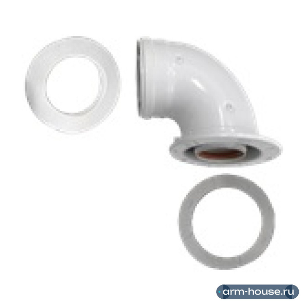 Коаксиальный отвод Baxi 90° для котлов ECO Classic / ECO Nova, диам. 60/100 мм