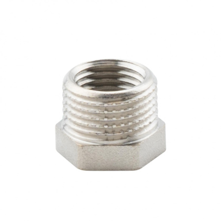 Футорка 3/8" х 1/4" НР-ВР, никелированная Alato