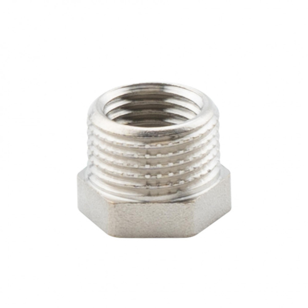 Футорка 3/8" х 1/4" НР-ВР, никелированная Alato