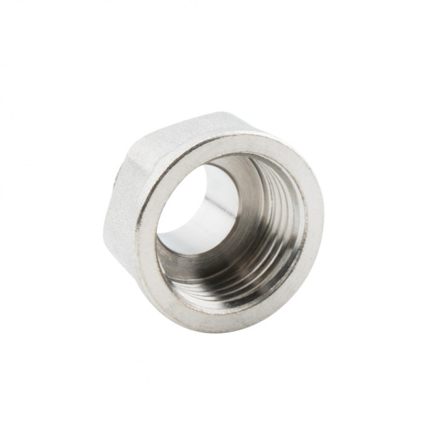 Переходник 1/2" х 3/8" ВР-НР, никелированный Alato