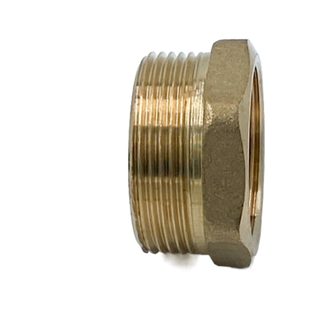Футорка НВ ELSEN Metalit, 1 1/2"х1 1/4", латунь
