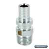Переходник РЕХАУ THERM S, 17 x 1/2" (Н), хромированная латунь