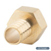 Штуцер 1/2" x 20мм ВР, латунный Alato