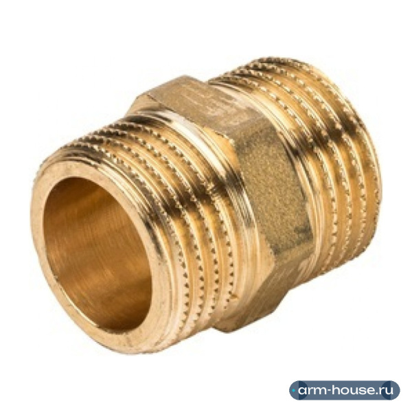 Нипель Stout 1"1/4 НР/НР с наружной резьбой латунный SFT-0003-114114