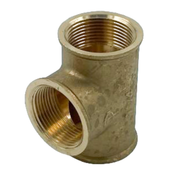 Тройник равнопроходной ВВВ ELSEN Metalit, 1 1/4", латунь