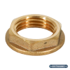Гайка стопорная В ELSEN Metalit, 1/2", латунь, с фланцем, CN