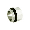 Переходник Uni-Fitt 1"x1/2" НР/ВР с прокладкой O-ring никелированный 634N4201