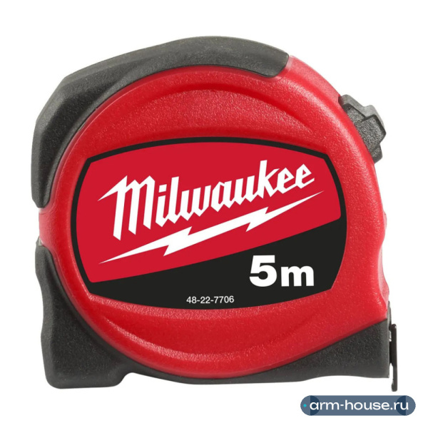 Рулетка Milwaukee SLIMLINE 5м (ширина полотна 25мм)