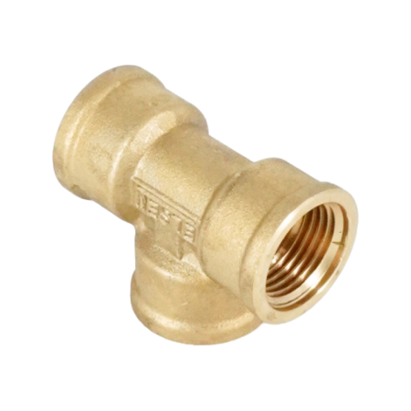 Тройник равнопроходной ВВВ ELSEN Metalit, 1/2", латунь