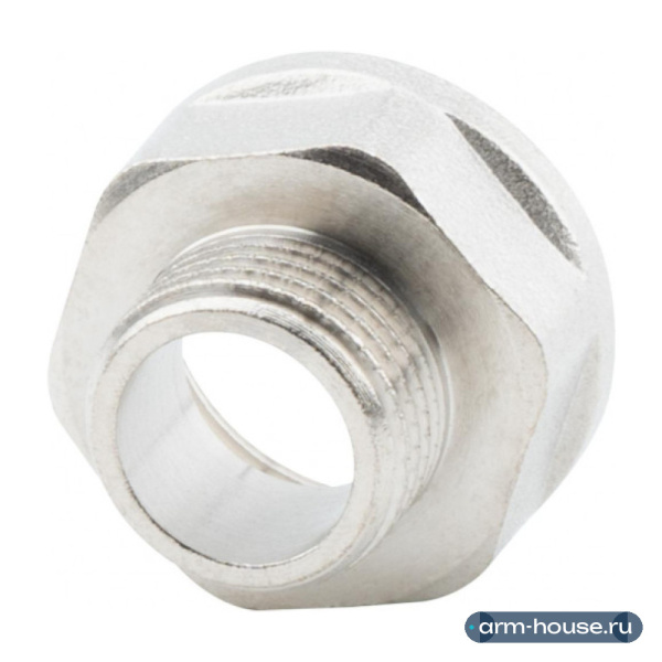 Переходник 3/4" х 1/2" ВР-НР, никелированный Alato