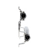 Коллектор Alato 1" x 3/4" x 3-вых для радиаторного отопления (нерж. сталь) 0302-0003