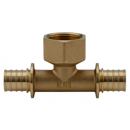 Тройник переходник латунный 20 x 3/4" x 20 Alato