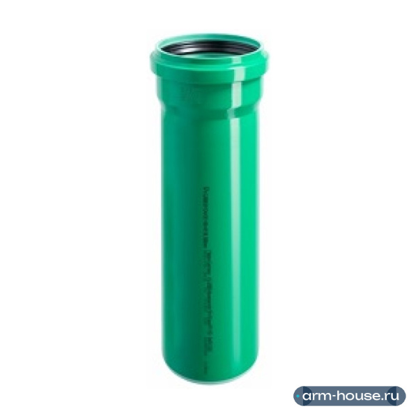 Труба канализационная Ostendorf KG2000EM SN16, DN 125, усиленная, длина 1000