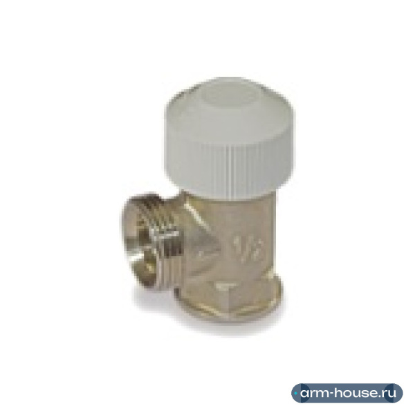 Вентиль запорный угловой Varmann, 3/4" x 1/2" (DN 15), латунь, на подающую линию