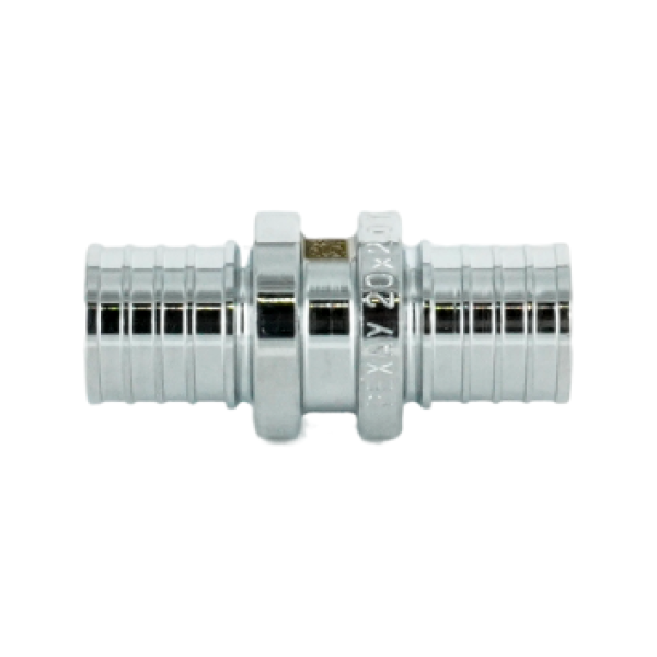 Муфта равнопроходная Rehau RAUTHERM S, 20 x 20, оцинкованная латунь