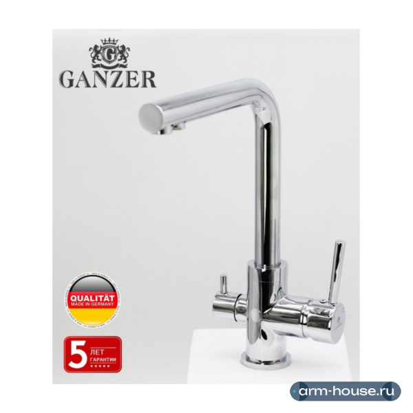Cмеситель для кухни под фильтр GANZER REIN GZ16025 CHROME
